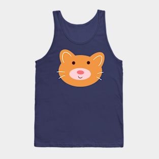 Happy Ginger Cat Tank Top